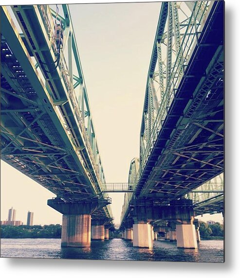 橋の下 Metal Print featuring the photograph Instagram Photo #571490004957 by Zyzou Fukuno Daisuke