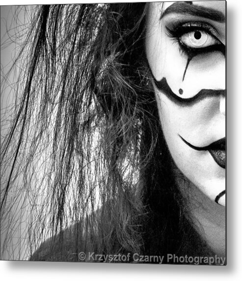 Eyes Metal Print featuring the photograph For Full Image Please View In Tiles #6 by Krzysztof Czarny