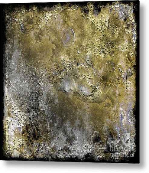 Abstract Metal Print featuring the painting 6c Abstract Expressionism Digital Painting by Ricardos Creations