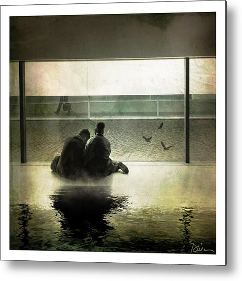 Water Metal Print featuring the photograph A Private Moment by Peggy Dietz