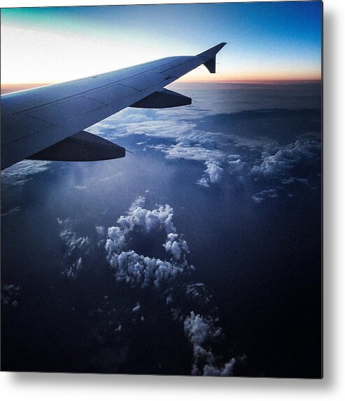 Cloud Metal Print featuring the photograph Above the clouds 02 Heart Cloud by Matthias Hauser