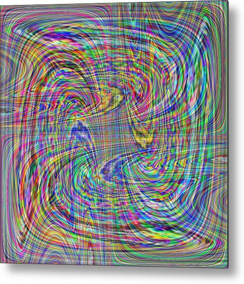 Abstract Metal Print featuring the photograph Abstract 9 by Tim Allen