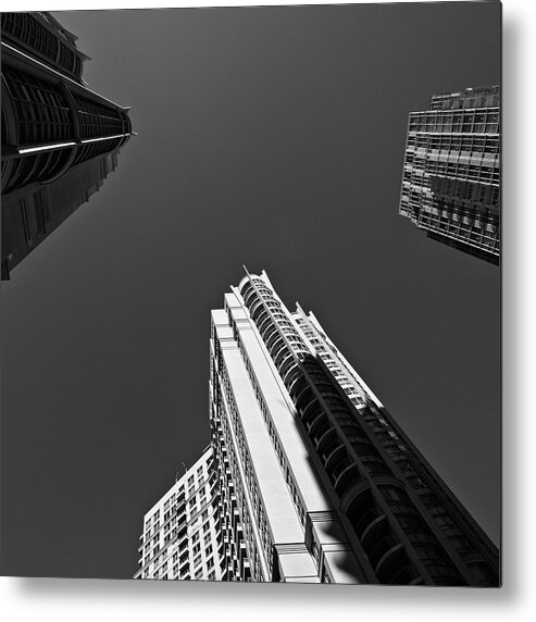Architecture Metal Print featuring the photograph Abstract Architecture - Mississauga by Shankar Adiseshan