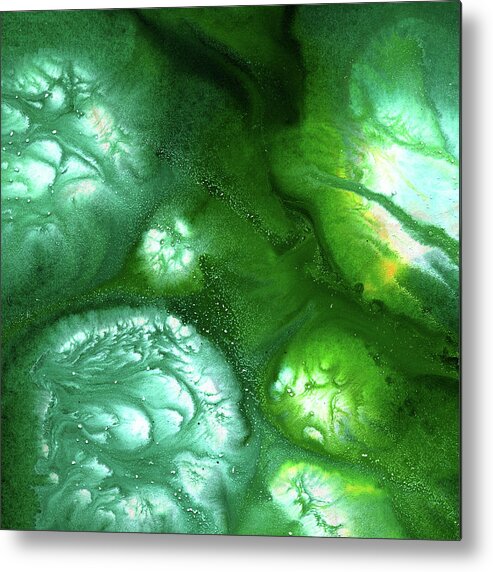 Gallery Metal Print featuring the painting ALCHEMY 01b by Dar Freeland