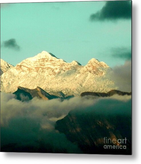 Mountains Metal Print featuring the photograph Am I in heaven yet? by Barbara Leigh Art
