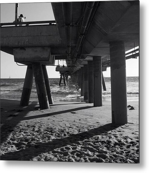 California Metal Print featuring the photograph And To End My Day At Venice Yesterday by Lexi Yoder