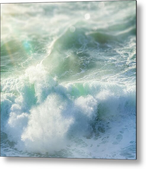 Ocean Metal Print featuring the photograph Aqua Surge by Amy Weiss