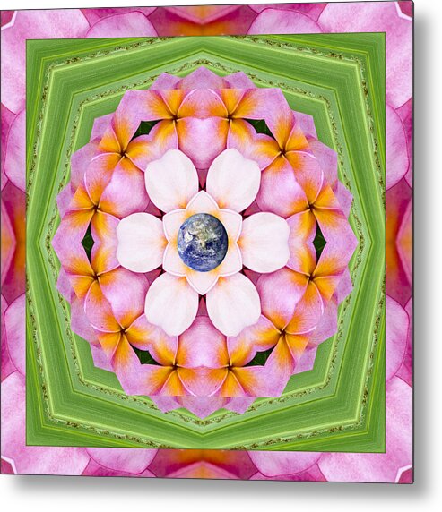 Mandalas Metal Print featuring the photograph Aroma Rouge by Bell And Todd