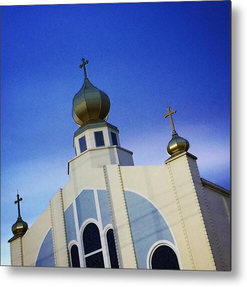 Catholic Metal Print featuring the photograph Assumption Of Blessed Virgin Mary by Juan Silva