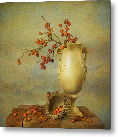 Dutch Masters Metal Print featuring the photograph Autumn Still Life by Theresa Tahara
