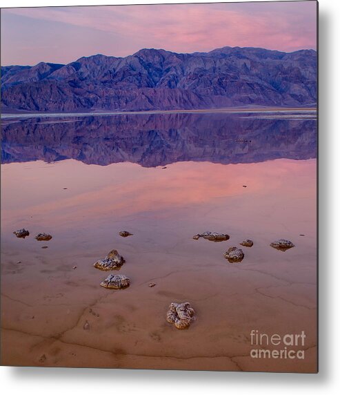 Badwater Metal Print featuring the photograph Badwater Death Valley by Jerry Fornarotto