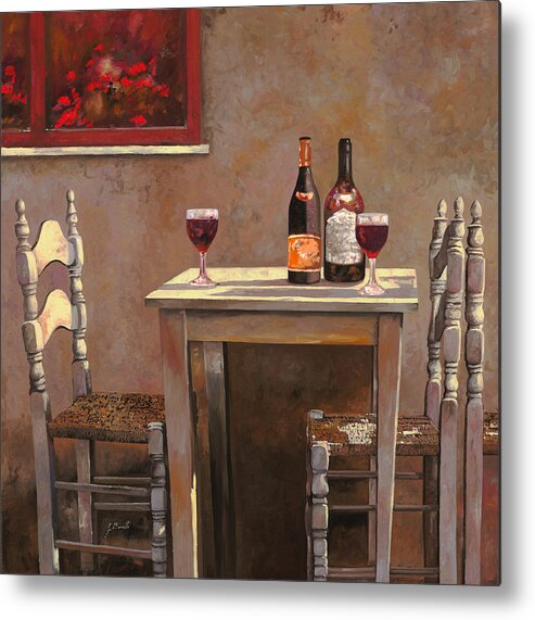 Wine Metal Print featuring the painting Barbaresco by Guido Borelli