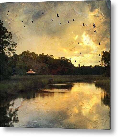 Iphone6 Metal Print featuring the photograph Bayou Glow #coastalbeauty by Joan McCool