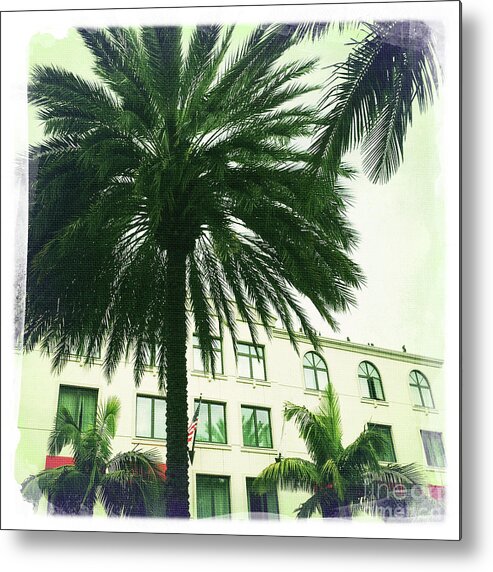 Famous Metal Print featuring the photograph Beverly Hills Rodeo Drive 6 by Nina Prommer
