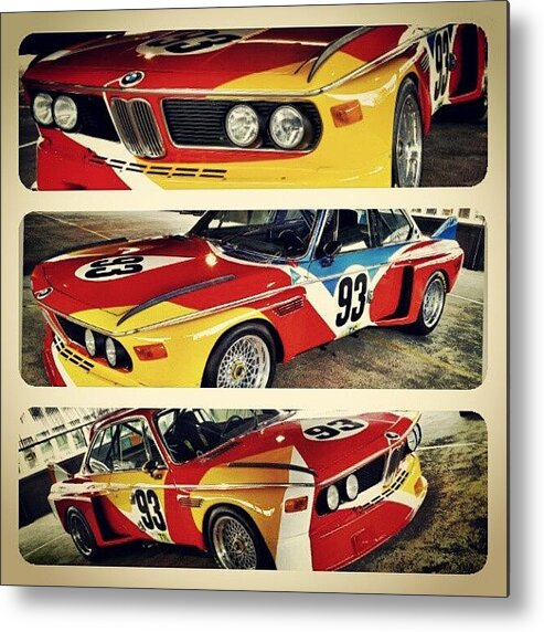 And Metal Print featuring the photograph #bmw 3.0 Csl #painted #by H. Paula¡n by K H  U  R  A  M