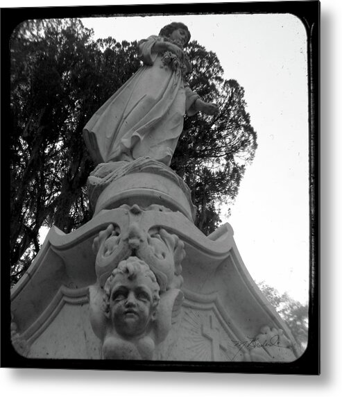 Kodak Duaflex Metal Print featuring the photograph Bonaventure Cemetery by Melissa Lutes