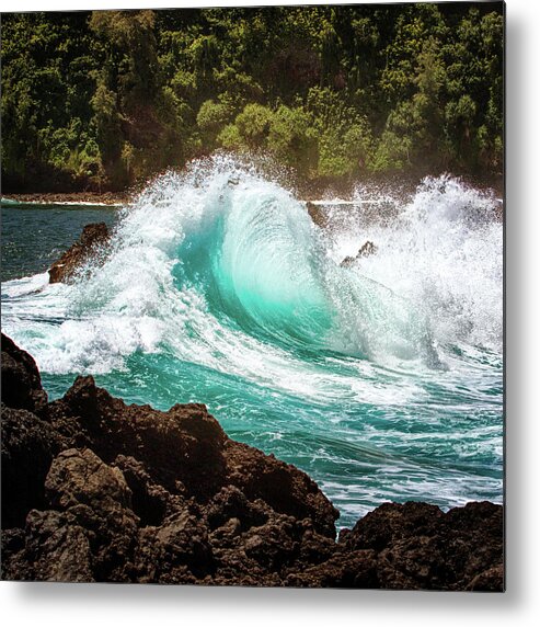 Maui Metal Print featuring the photograph Breakers by Susan Rissi Tregoning