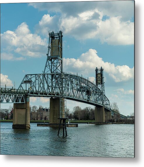 Burlington Bristol Bridge Metal Print featuring the photograph Burlington Bristol Bridge by Louis Dallara