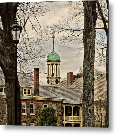 Bethlehem Metal Print featuring the photograph Central Moravian Church - Bethlehem by DJ Florek