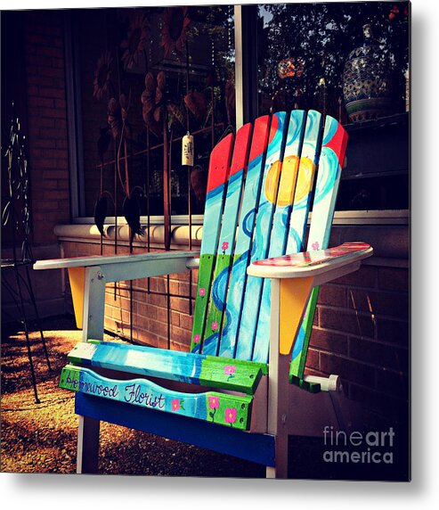 America Metal Print featuring the photograph Chairs With A Purpose by Frank J Casella