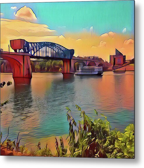 Chattanooga Metal Print featuring the photograph Chatta Choo Choo by Sherry Kuhlkin
