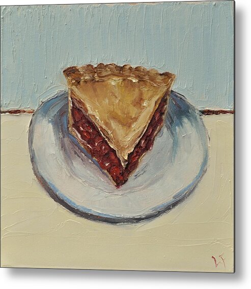 Cherry Pie Metal Print featuring the painting Cherry Pie by Lindsay Frost