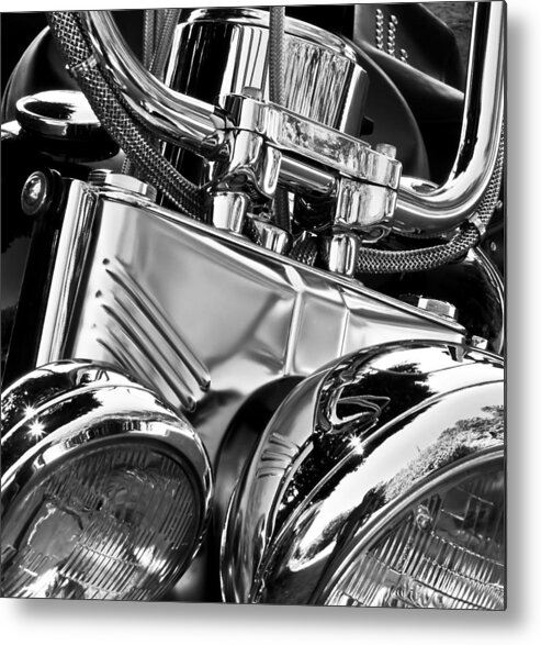 Motorcycle Metal Print featuring the photograph Chromed by Richard George