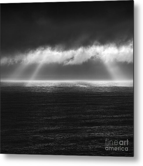 Water Metal Print featuring the photograph Cloudy day at the sae by Gunnar Orn Arnason