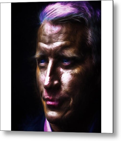 Life Metal Print featuring the photograph #cnn @cnn #andersoncooper #vanderbuilt by David Haskett II