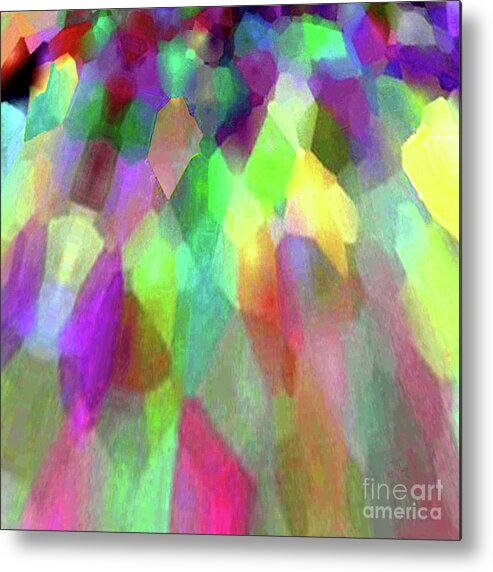Background Metal Print featuring the photograph Color Abstract by Wernher Krutein