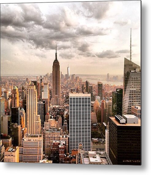 New York Metal Print featuring the painting Concrete Jungle by Craig Gilbraith