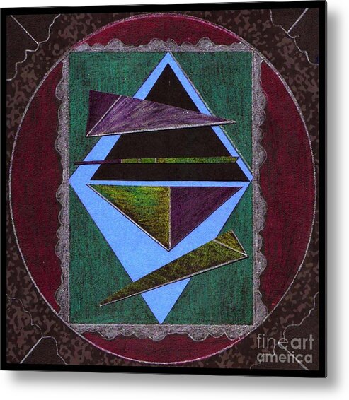 Mandala Metal Print featuring the photograph Confusion by Amaryllis Leon