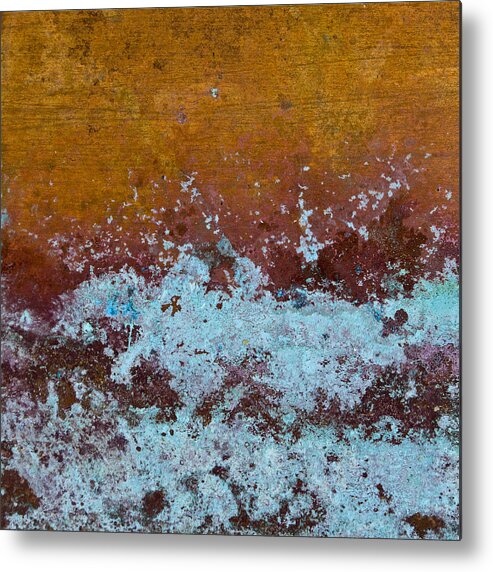 Copper Metal Print featuring the photograph Copper Patina by Carol Leigh