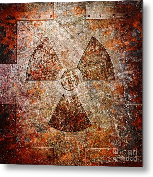 Radiation Metal Print featuring the digital art Count Down to Extinction by Fred Ber