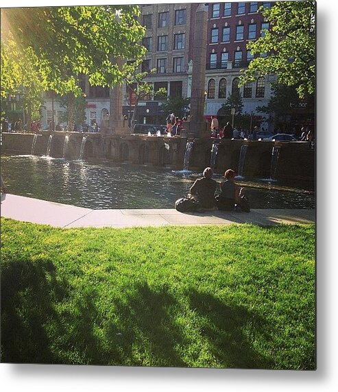  Metal Print featuring the photograph Crazy Gorgeous Day In Copley Square by Pharen Bowman