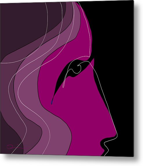 Quiros Metal Print featuring the digital art Cry 4 by Jeffrey Quiros