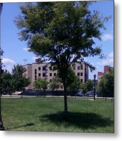  Metal Print featuring the photograph Csi College Has Dorms Now by Alesha Caldwell