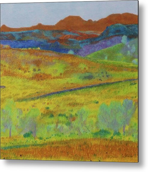 North Dakota Metal Print featuring the painting Dakota Territory Dream by Cris Fulton