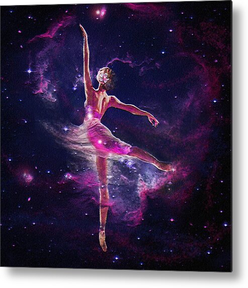 Dance Metal Print featuring the digital art Dancing The Universe Into Being 2 by Jane Schnetlage