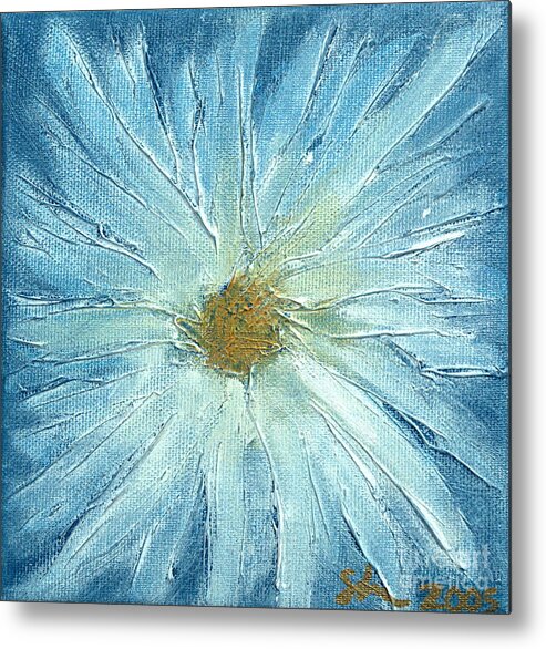 Flower Metal Print featuring the painting Dazey by Kathi Shotwell