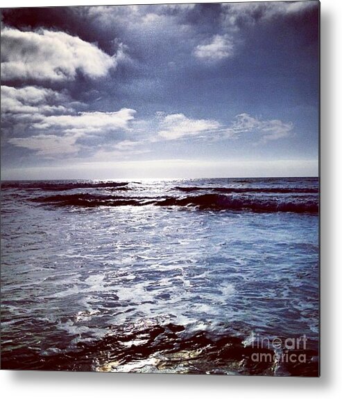 Pacific Ocean Metal Print featuring the photograph Del Mar Storm by Denise Railey