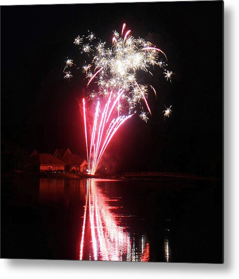 Fireworks Metal Print featuring the photograph Delicately - 160924psg53150704 by Paul Eckel