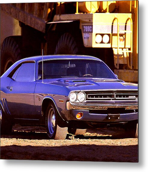 Dodge Challenger Rt Metal Print featuring the photograph Dodge Challenger RT by Mariel Mcmeeking