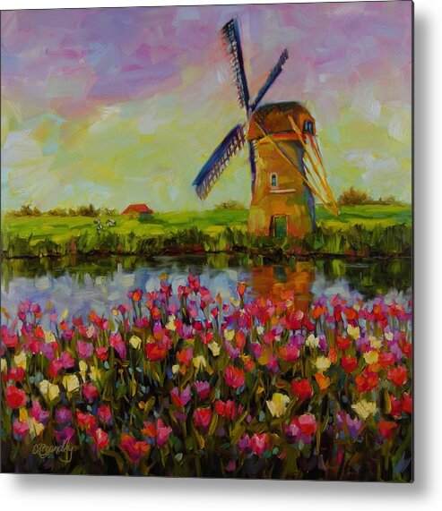 Holland Metal Print featuring the painting Dreaming of Holland by Chris Brandley