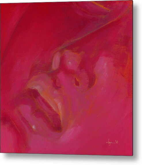 Ecstasy Metal Print featuring the painting Ecstasy Unfinished by Angela Treat Lyon