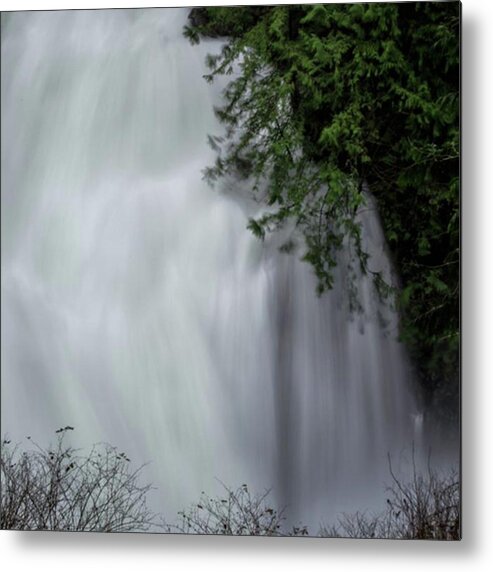 Lonelyplanet Metal Print featuring the photograph Elk Falls Near Campbell River by Margaret Goodwin