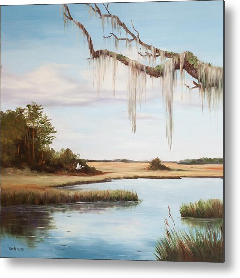 Coastal Landscapes Metal Print featuring the painting Enduring Beauty by Glenda Cason