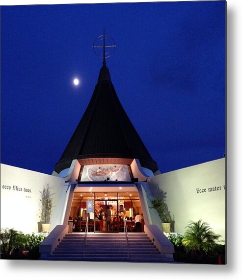 Miamiarchitecturephotography Metal Print featuring the photograph Ermita De La Caridad, Miami, Florida by Juan Silva