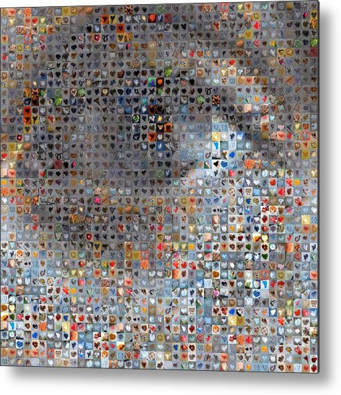 Hearts Metal Print featuring the photograph Eye 1 by Boy Sees Hearts