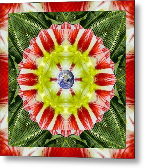 Mandalas Metal Print featuring the photograph Festivity by Bell And Todd